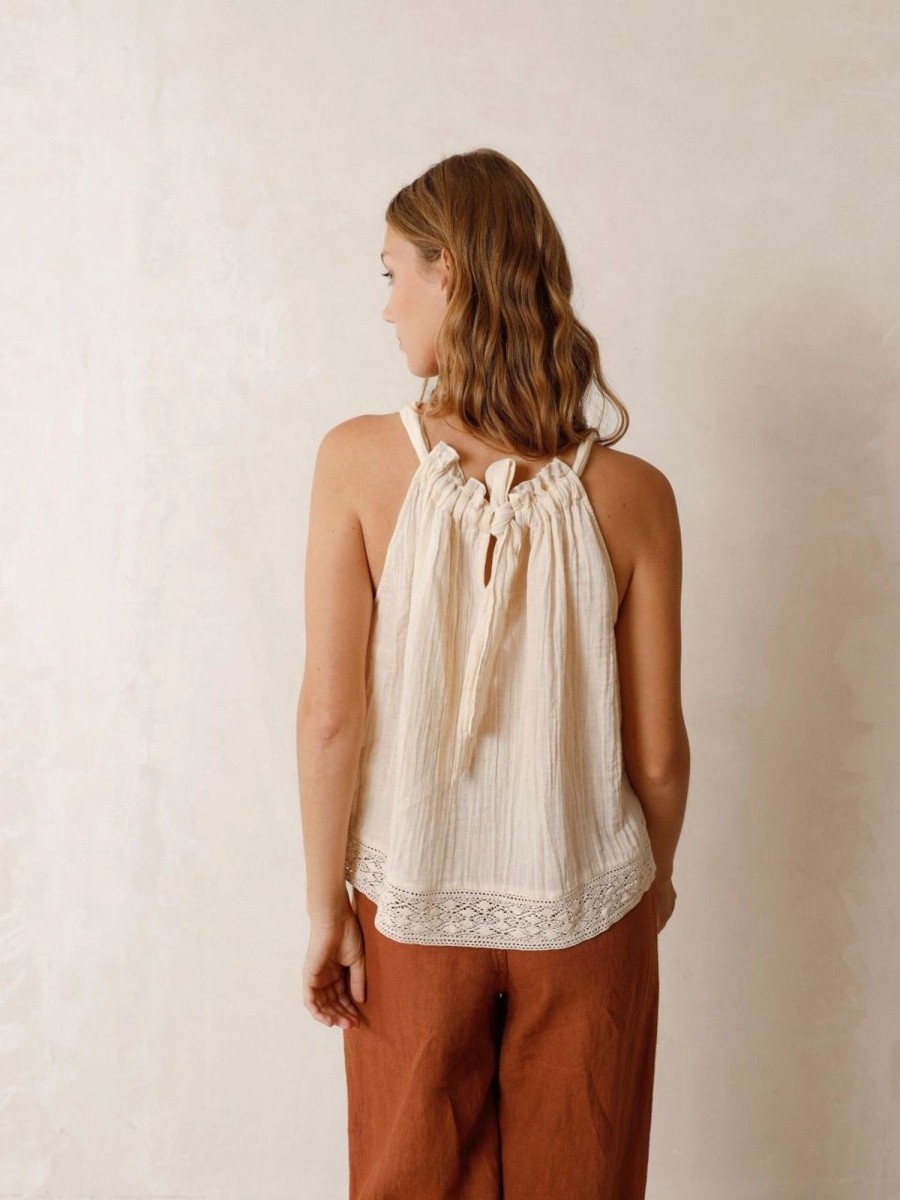 Camisas /Top/Body | Nueva colección Top Cuello Halter Beige Indi & Cold